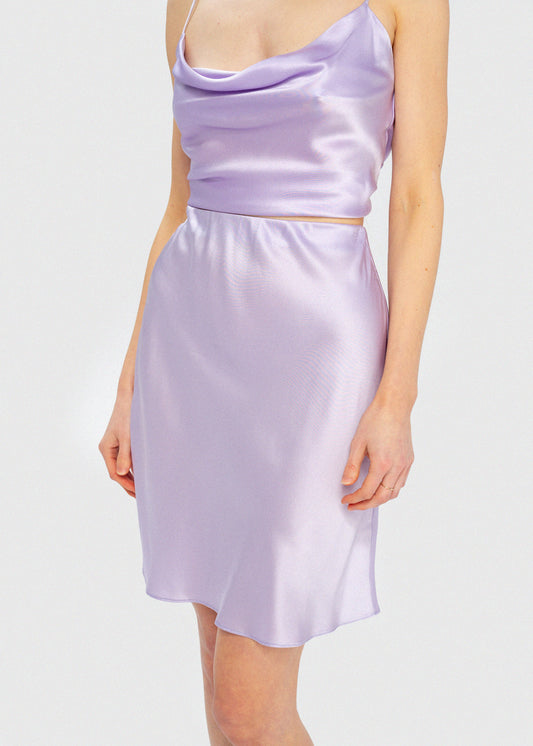 Silk skirt - Veri lilac